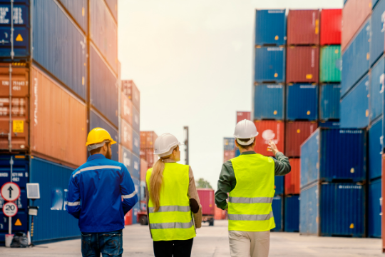 Skills Bootcamps page, generic image related to Logistics